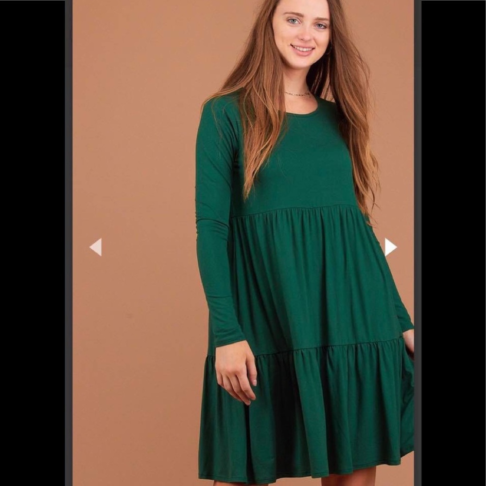 ❤️🧁Lovely empire waist green dress 💋💕